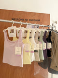 Lyocell Square Neck Camisole 3001 | Wide Strap Tank with Built-In Bra